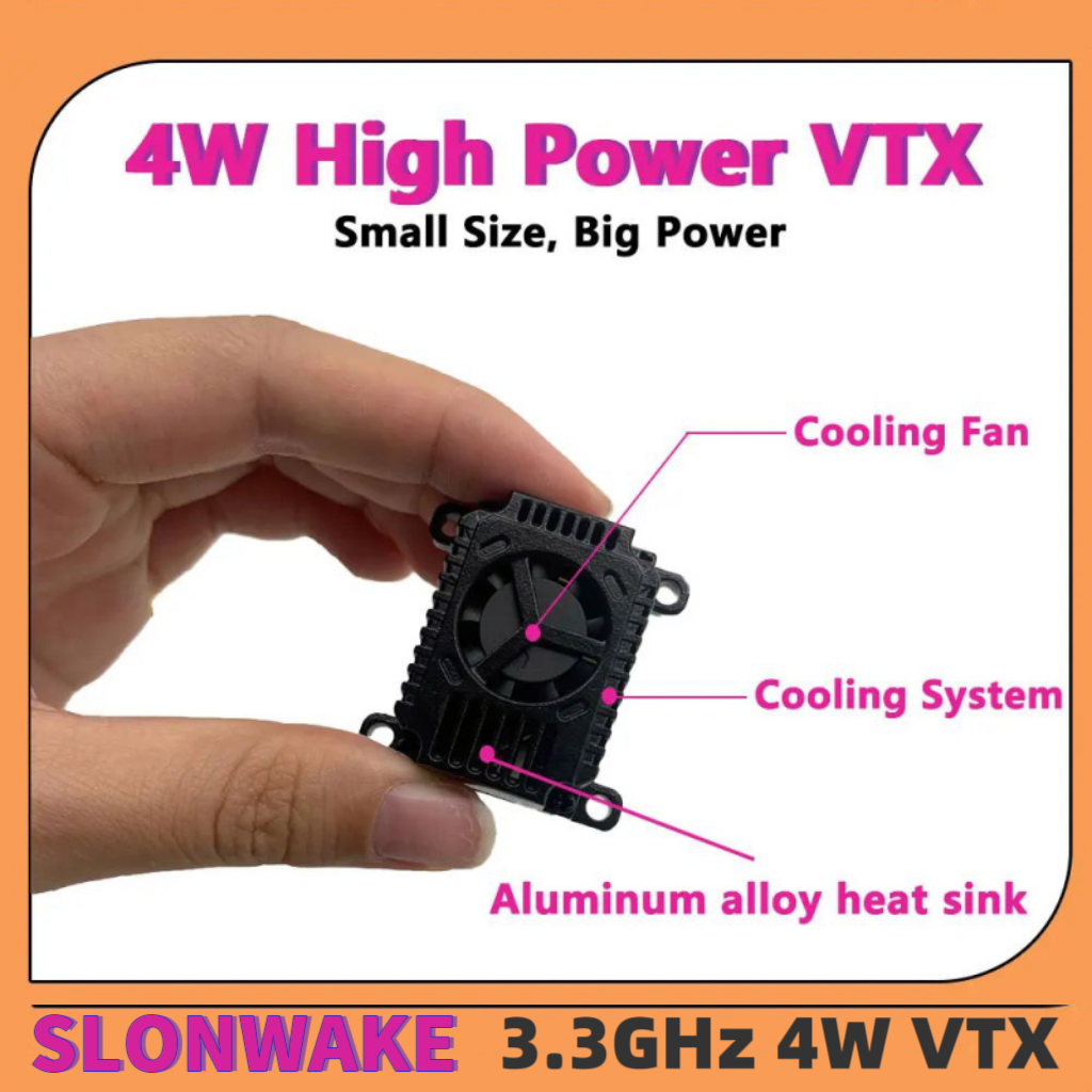 Fpv Drone Receiver - SLONWAKE FPV 3.3G 16CH 4000mW High