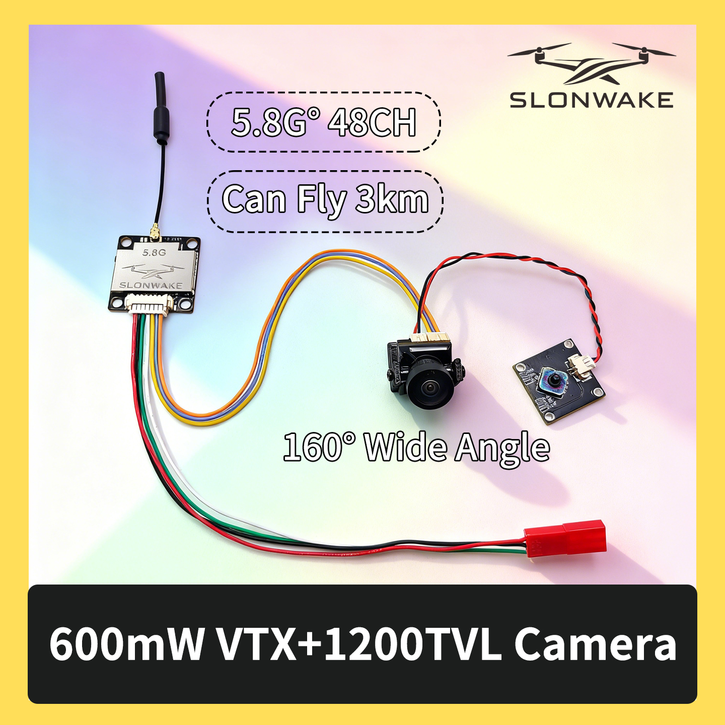 SLONWAKE 5.8G 600mW 7-24V FPV  - Fpv Drone Kit recension och pris
