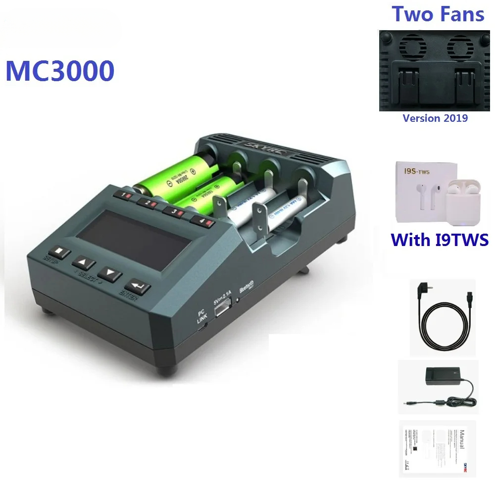 MC3000  Smart 4 Slots LCD Disp - Fpv Drone Charger recension och pris