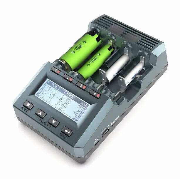 MC3000  Smart 4 Slots LCD Disp - Fpv Drone Charger recension och pris