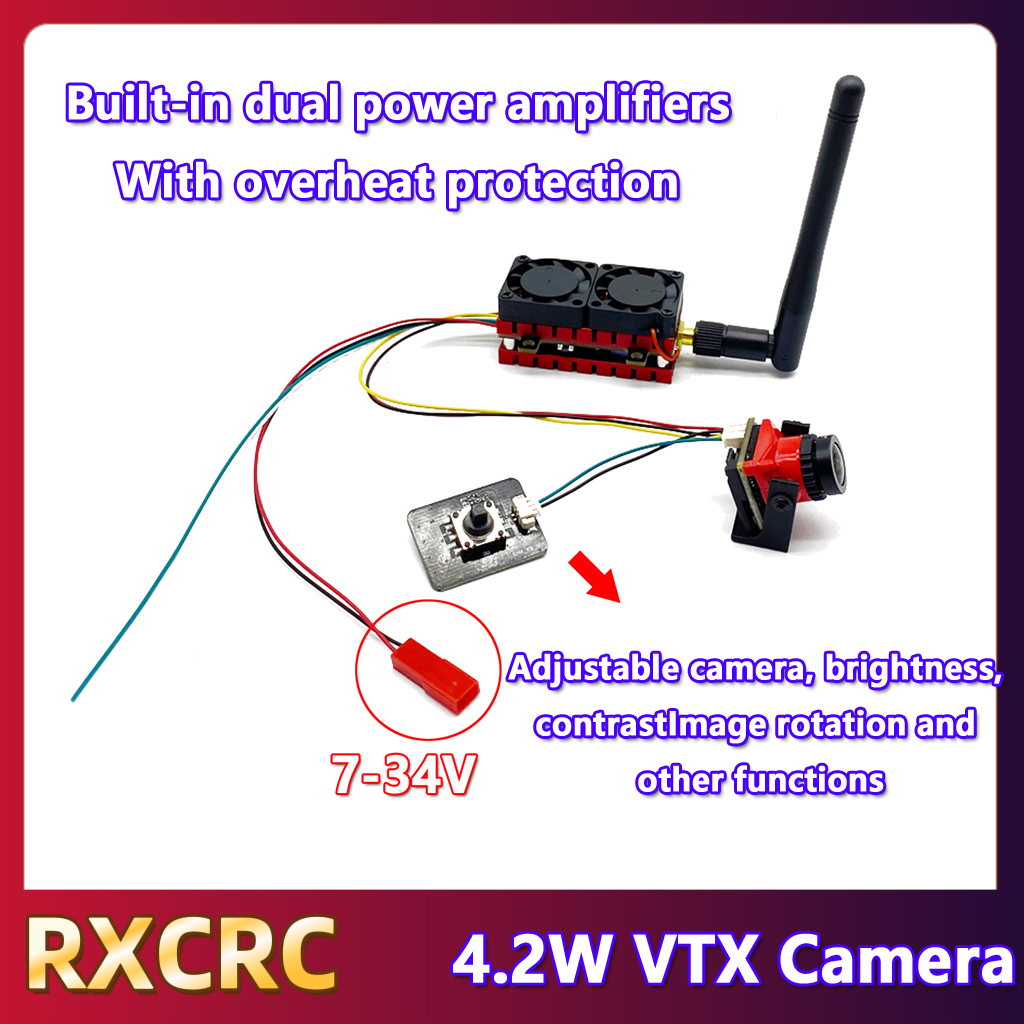 RXCRC 5.8G 48CH 4.2W High Powe - Fpv Drone Receiver recension och pris