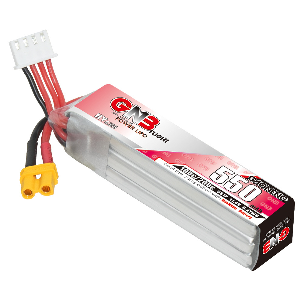 GNB HV 11.4V 550mAh 100C/200C  - Fpv Drone Battery recension och pris