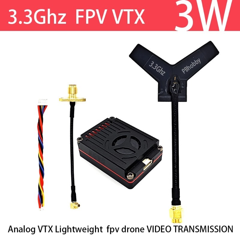 3.3GHz FPV VTX/VRX  3W Analog  - Fpv Drone Vtx recension och pris