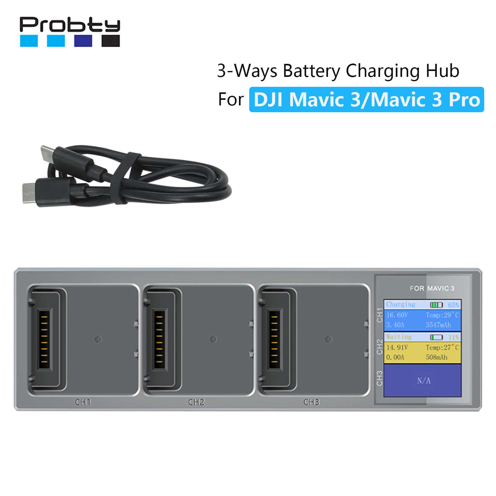 New 3 In 1 Charging Hub for DJ - Fpv Drone Charger recension och pris