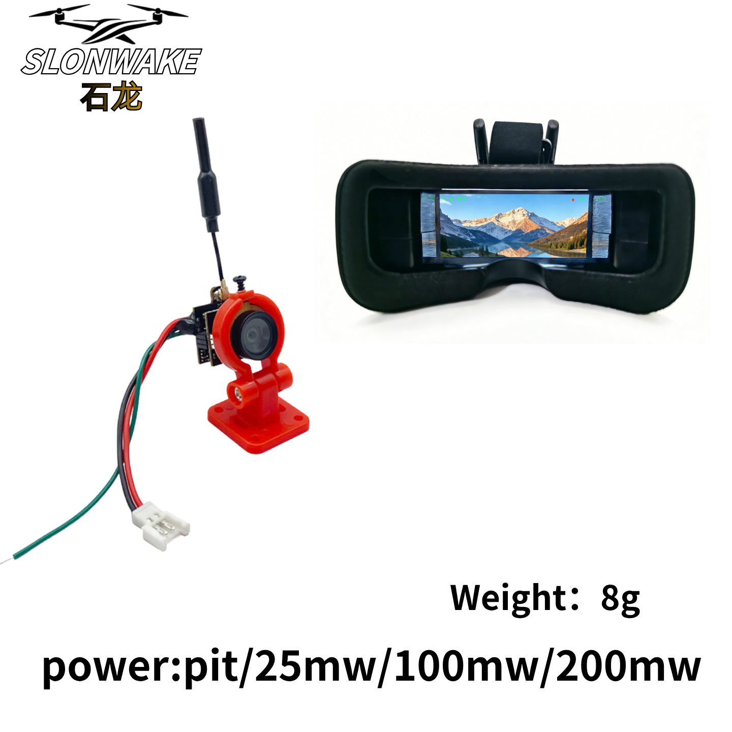 Slonwake 5.8G 48CH 200mW FPV D - Fpv Drone Receiver recension och pris