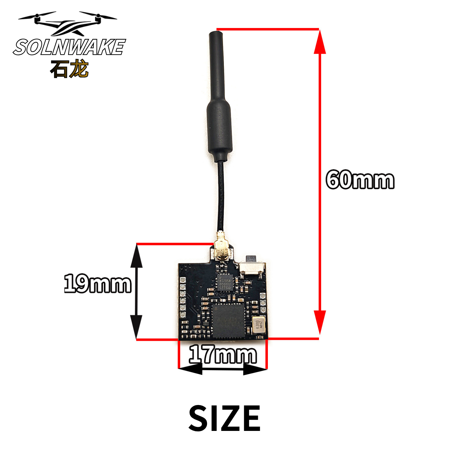 SLONWAKE Nano 5.8G 48CH 200mW  - Fpv Drone Receiver recension och pris