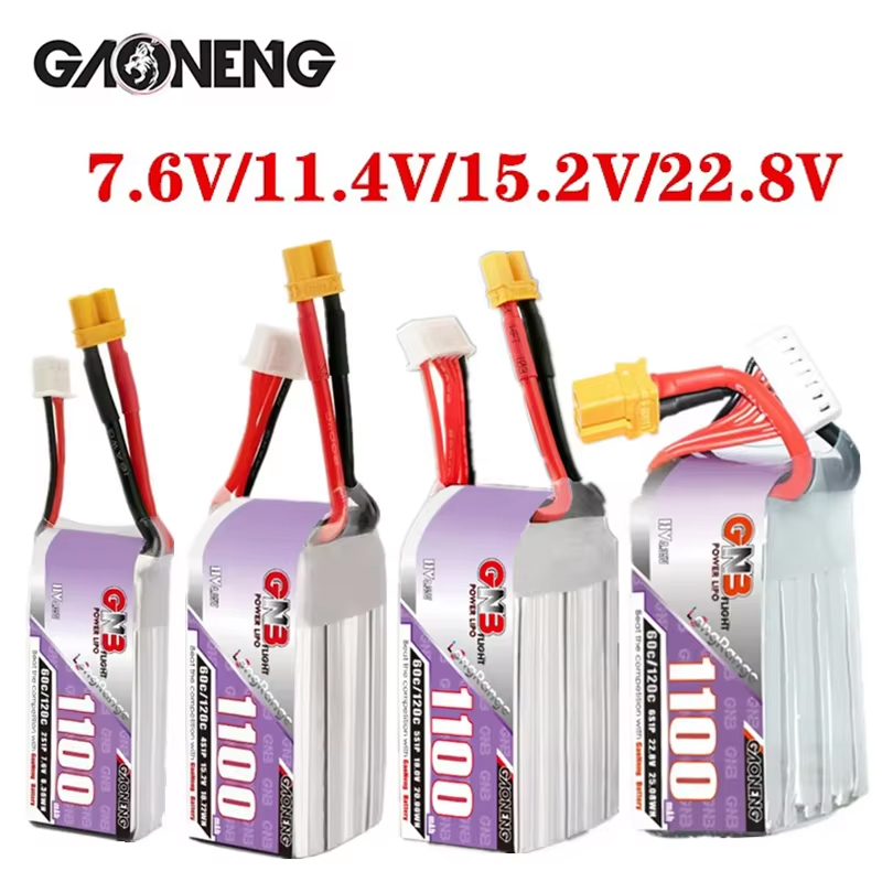 GNB 1100mAh 2S 3S 4S 6S 60C/12 - Fpv Drone Battery recension och pris