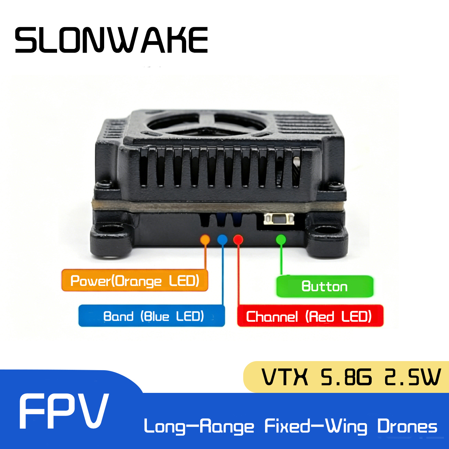 SLONWAKE 5.8G 48CH FPV Transmi - Fpv Drone Frame recension och pris