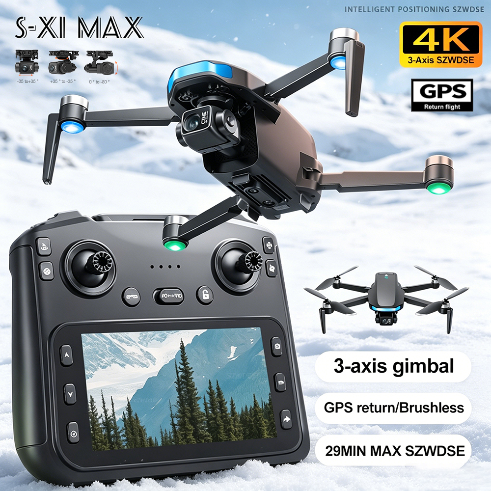 New S-X1 MAX Drone GPS 8K Prof - Fpv Drone Charger recension och pris