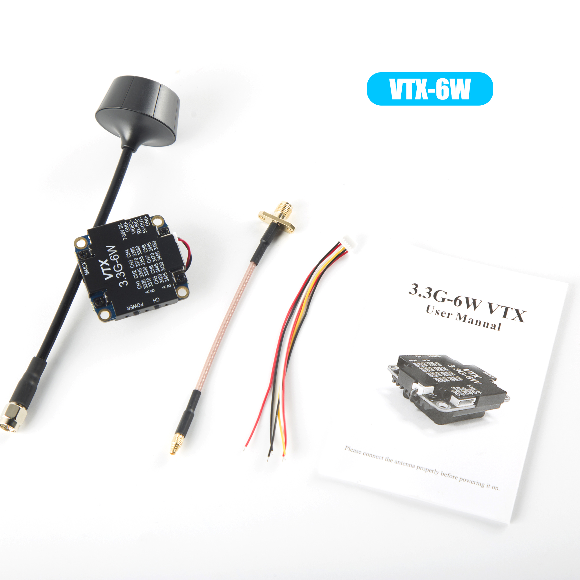 FPV Video Transmitter 3.3G 6W  - Fpv Drone Vtx recension och pris