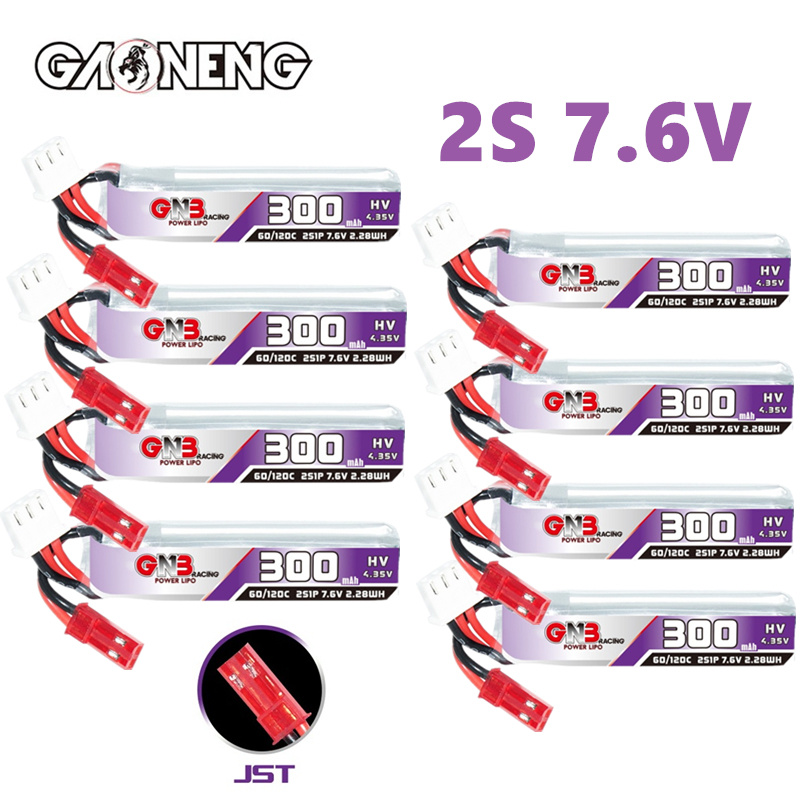 GAONENG GNB 2S 7.6V 300mAh 60C - Fpv Drone Battery recension och pris