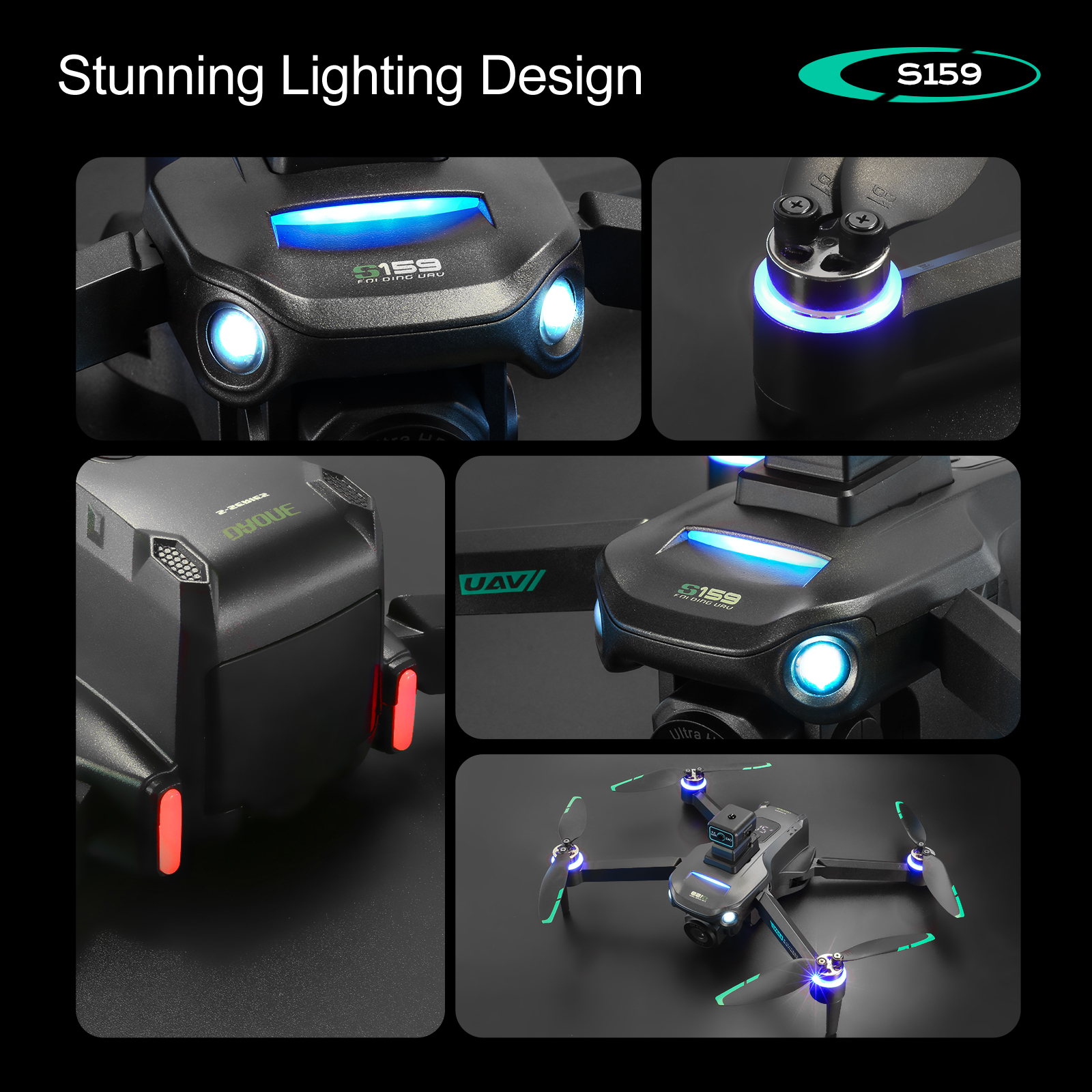 S159 GPS Drone 4K Profesional  - Fpv Drone Charger recension och pris